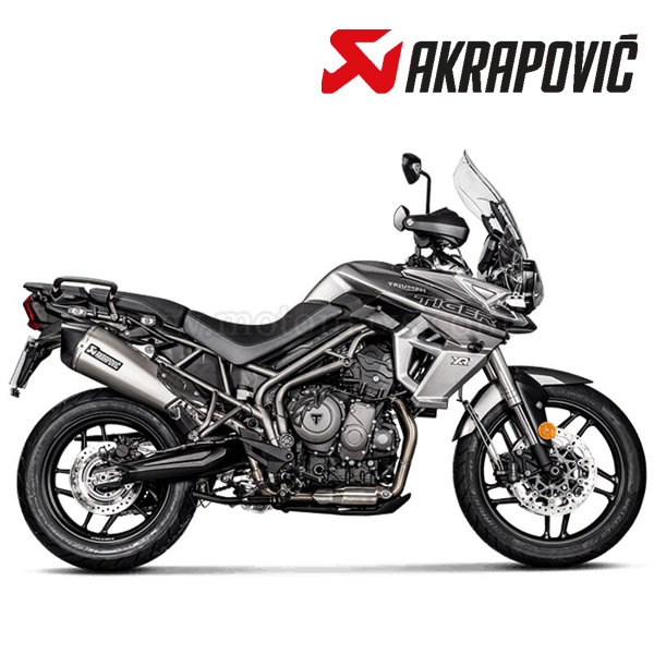 Escape Akrapovic Slip-On Line (Titanio) Tiger 800 XC (HOM.)