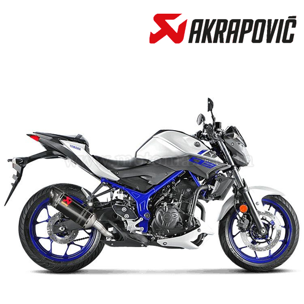 Escape Akrapovic Slip-On Line (Carbono) Yamaha YZF-R3 (HOM.)