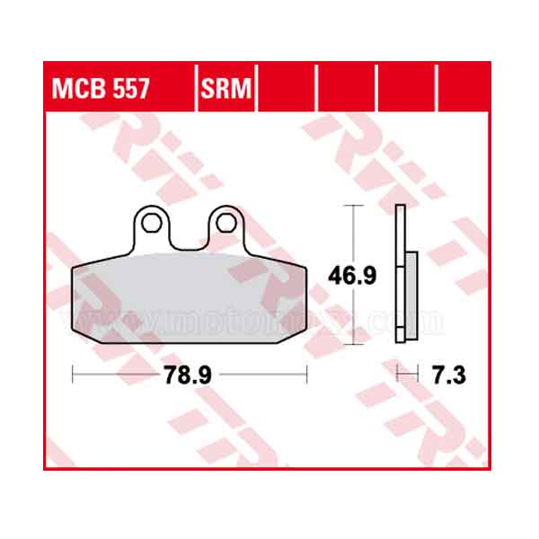 Pastillas Freno TRW MCB557SRM Sinterizada