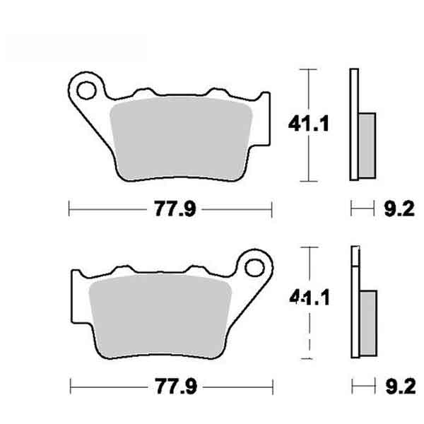 Pastillas Freno TRW MCB672 Orgánica