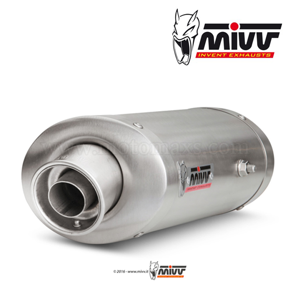 Escape MIVV "Oval" Slip-On (Acero) Honda CBR600RR (HOM.)