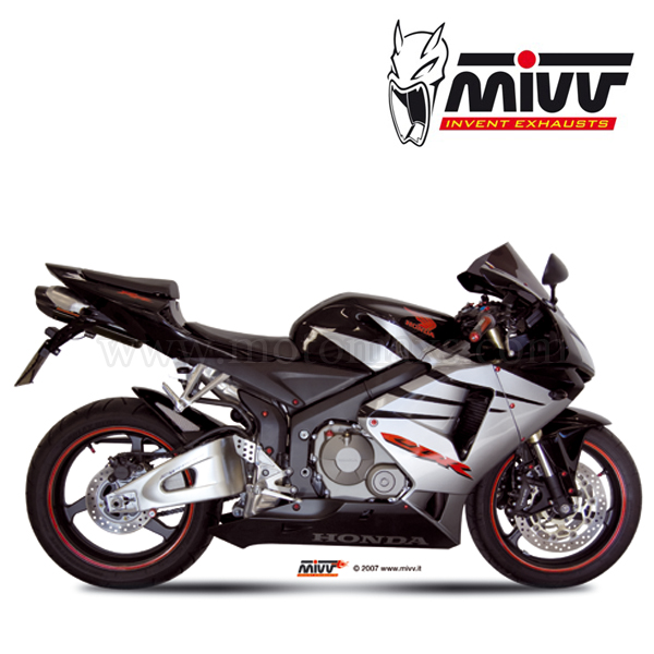 Escape MIVV "Suono Black" Slip-On (Acero) Honda CBR600RR (HOM.)