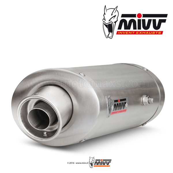 Escape MIVV "Oval" Slip-On (Acero) Honda CBR1000RR (HOM.)