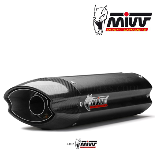 Escape MIVV "Suono Black" Slip-On (Acero) Honda CBR600RR (HOM.)