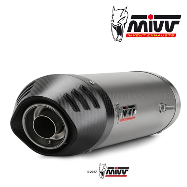 Escape MIVV "Oval" Slip-On (Titanio) Yamaha FZ6 (HOM.)