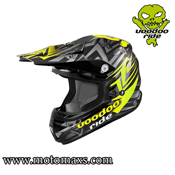 Casco Cross VOODOO RIDE Icon Verde