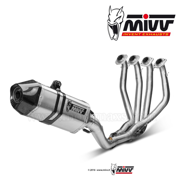 Escape Completo MIVV "Steel" (Acero) Ninja ZX-6 R