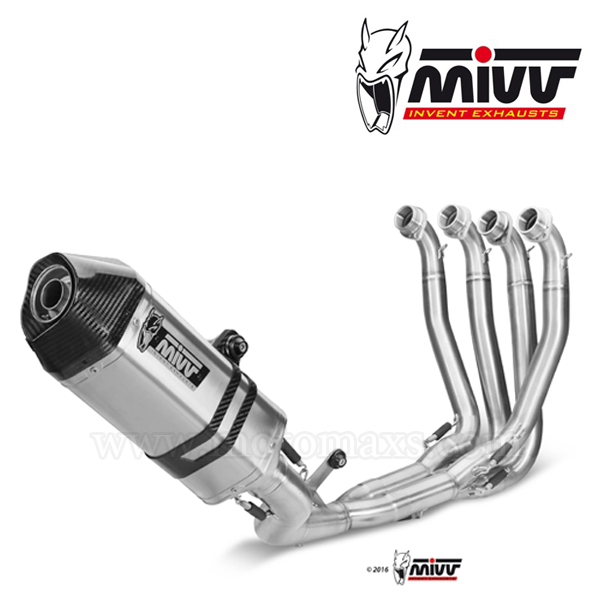 Escape Completo MIVV "Steel" Slip-On (Acero)  Ninja ZX-10 R