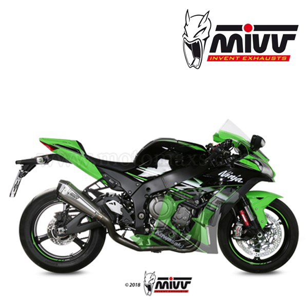 Escape Completo MIVV "Steel" (Acero) Ninja ZX-10 R