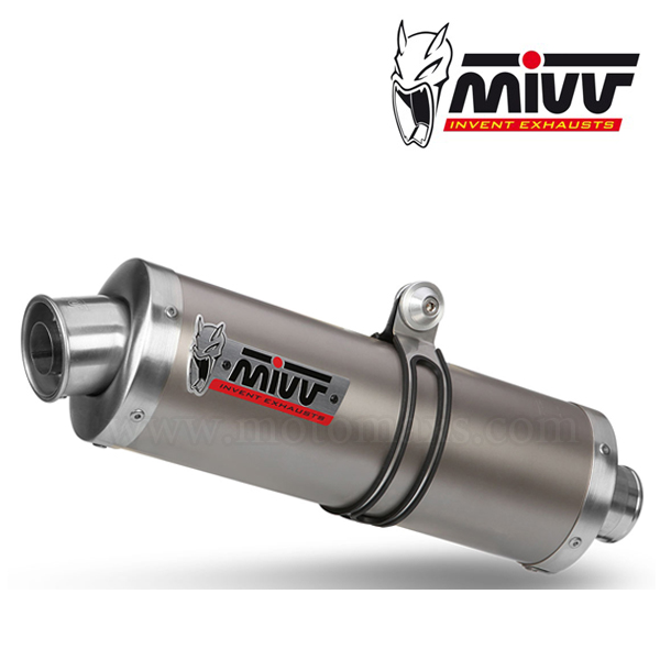 Escape MIVV "Oval" Slip-On (Titanio) Yamaha YZF-R6 (HOM.)