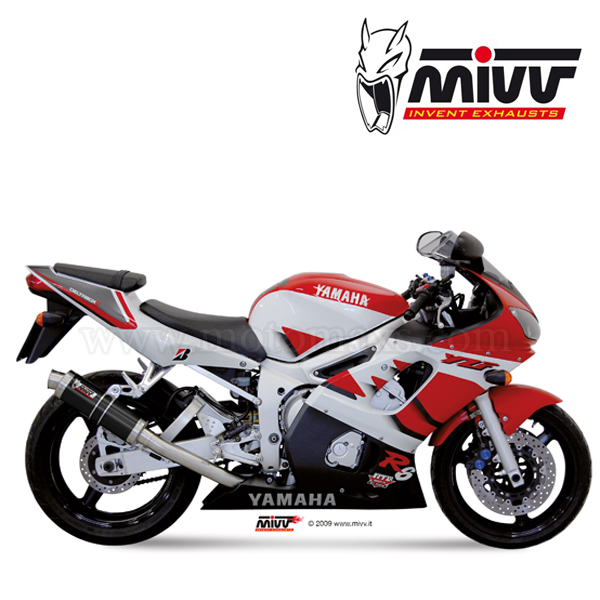 Escape MIVV "GP Black" Slip-On (Acero) Yamaha YZF-R6 (HOM.)