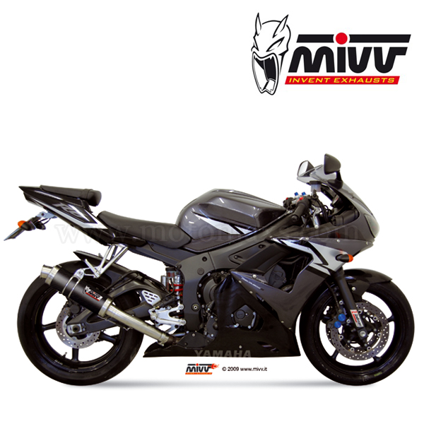 Escape MIVV "GP" Slip-On (Carbono) Yamaha YZF-R6 (HOM.)