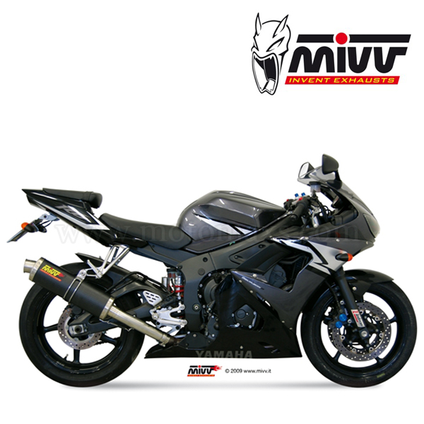 Escape MIVV "Oval" Slip-On (Carbono) Yamaha YZF-R6 (HOM.)