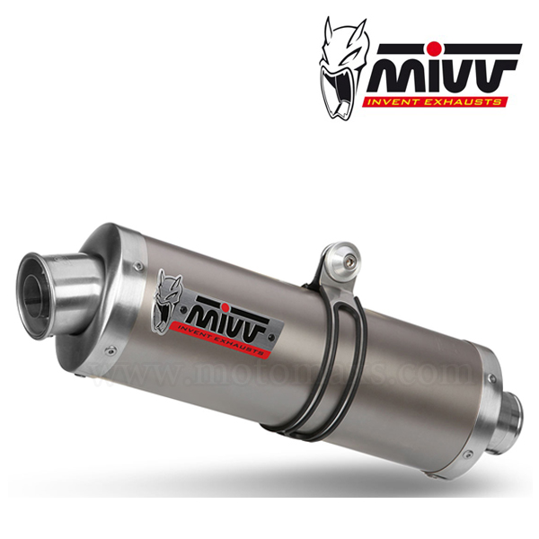 Escape MIVV "Oval" Slip-On (Titanio) Yamaha YZF-R6 (HOM.)