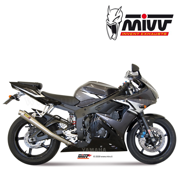 Escape MIVV "X-Cone" Slip-On (Acero) Yamaha YZF-R6 (HOM.)