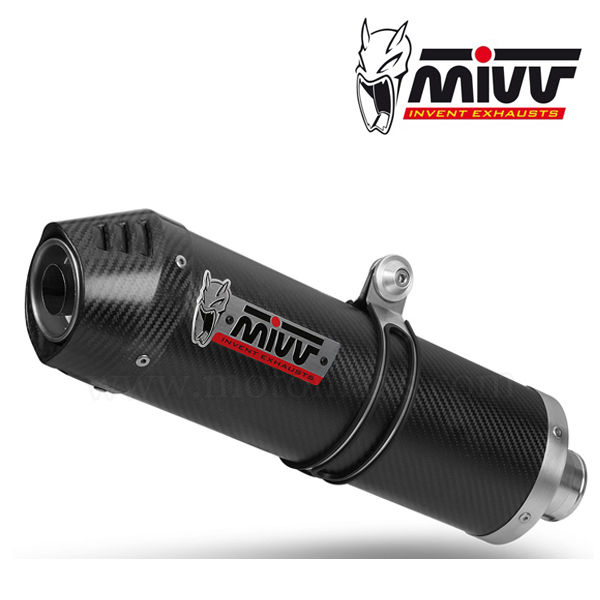 Escape MIVV "Oval" Slip-On (Carbono) Yamaha XT 660 R