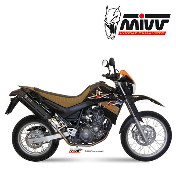 Escape MIVV "Suono Black" Slip-On (Acero) Yamaha XT 660 R