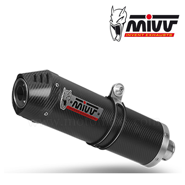 Escape Completo MIVV "Oval" (Carbono) Yamaha TMax 500