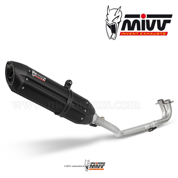 Escape Completo MIVV "Suono Black" (Acero) Yamaha TMax 500