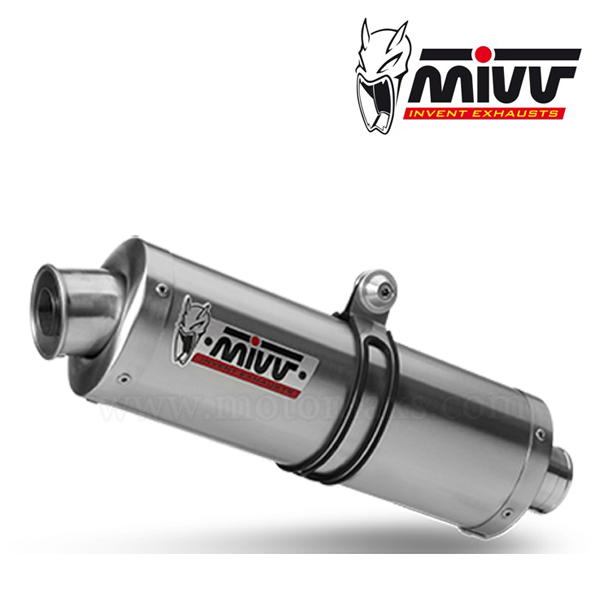 Escape Completo MIVV "Oval" (Acero) Yamaha TMax 500