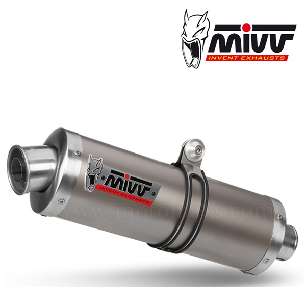 Escape MIVV "Oval" Slip-On (Titanio) Yamaha FZ1 (HOM.)