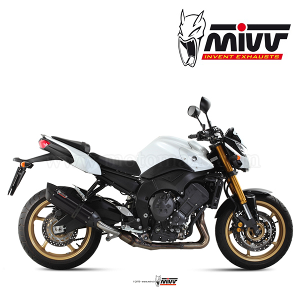 Escape MIVV "Suono Black" Slip-On (Acero) Yamaha FZ8 (HOM.)