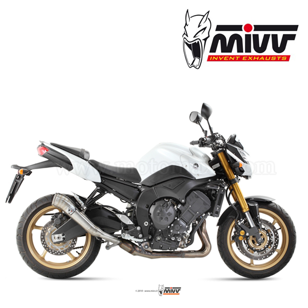 Escape MIVV "Ghibli" Slip-On (Acero) Yamaha FZ8 (HOMOLOGADO)