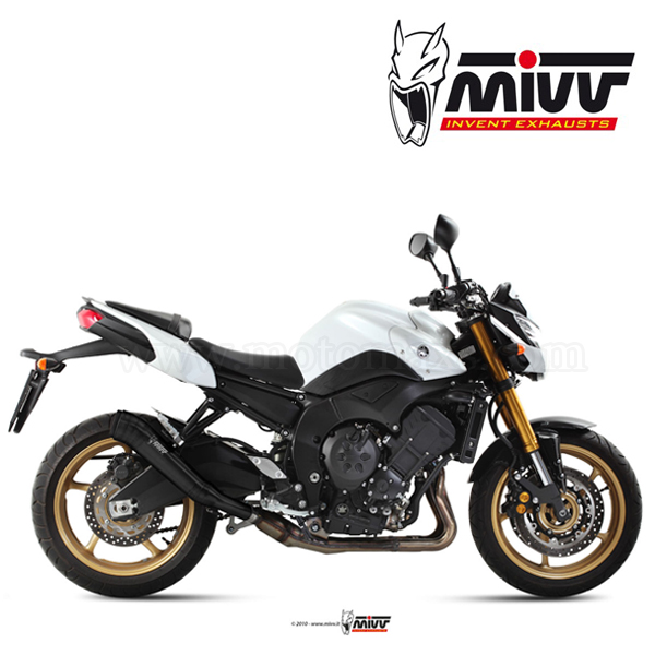 Escape MIVV "Ghibli Black" Slip-On (Acero) Yamaha FZ8 (HOM.)