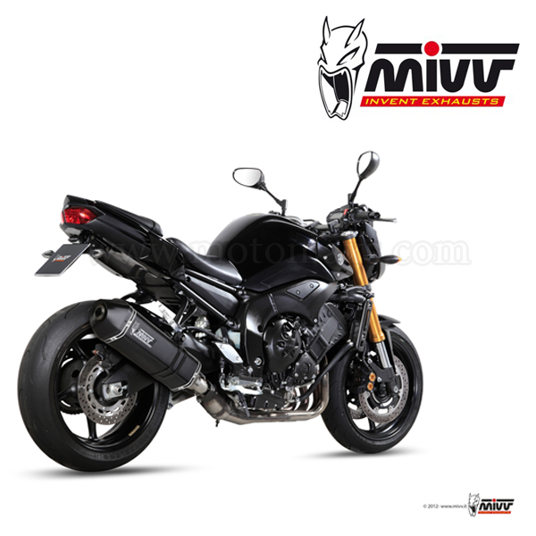 Escape MIVV "Speed Edge Black" Slip-On (Acero) Yamaha FZ8 (HOM.)
