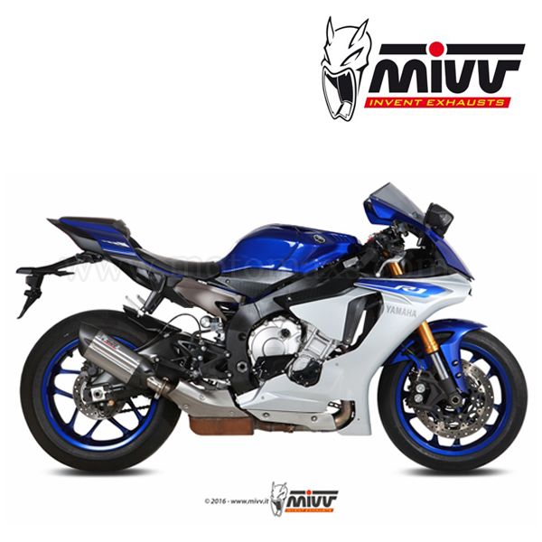 Escape MIVV "Suono" Slip-On (Acero) Yamaha YZF-R1 (HOM.)