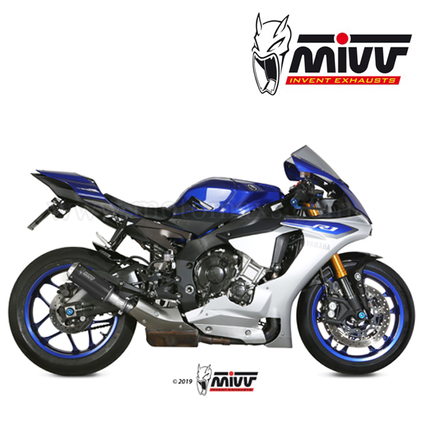Escape MIVV "MK3" Slip-On (Carbono) Yamaha YZF-R1 (HOM.)