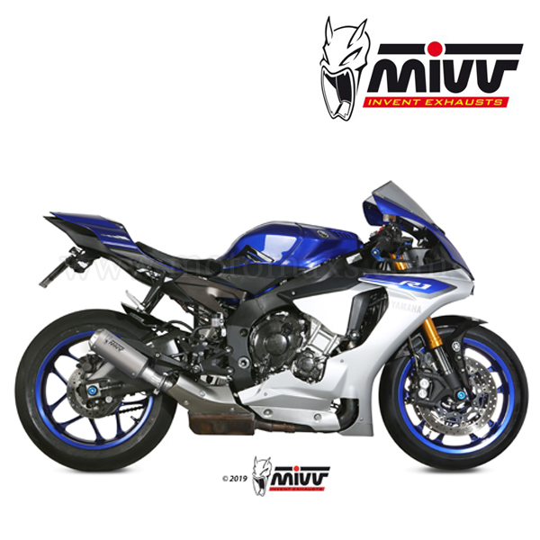 Escape MIVV "MK3" Slip-On (Acero) Yamaha YZF-R1 (HOM.)