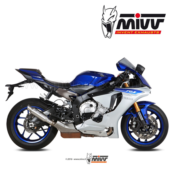 Escape MIVV "M2" Slip-On (Acero) Yamaha YZF-R1 (HOM.)