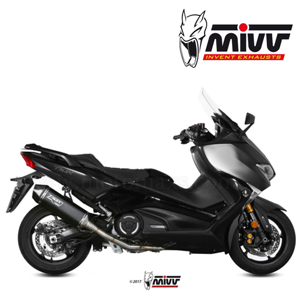 Escape Completo MIVV "Speed Edge Black" (Acero) TMax 530 (HOM.)