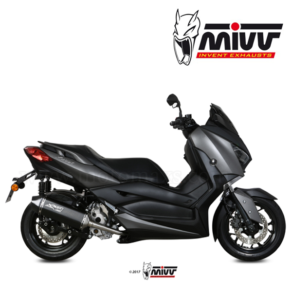 Escape Completo MIVV "Speed Edge Black" (Acero) X-Max 300 (HOM.)