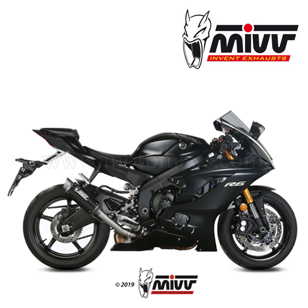 Escape MIVV "GP PRO" Slip-On (Carbono) Yamaha YZF-R6 (HOM.)