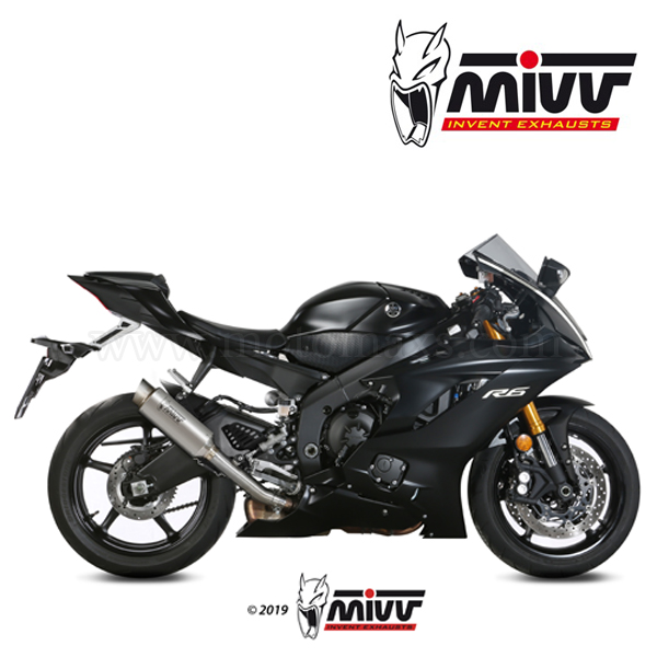 Escape MIVV "GP PRO" Slip-On (Titanio) Yamaha YZF-R6 (HOM.)
