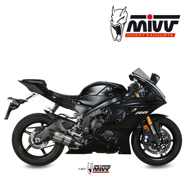 Escape MIVV "Suono" Slip-On (Acero) Yamaha YZF-R6 (HOM.)