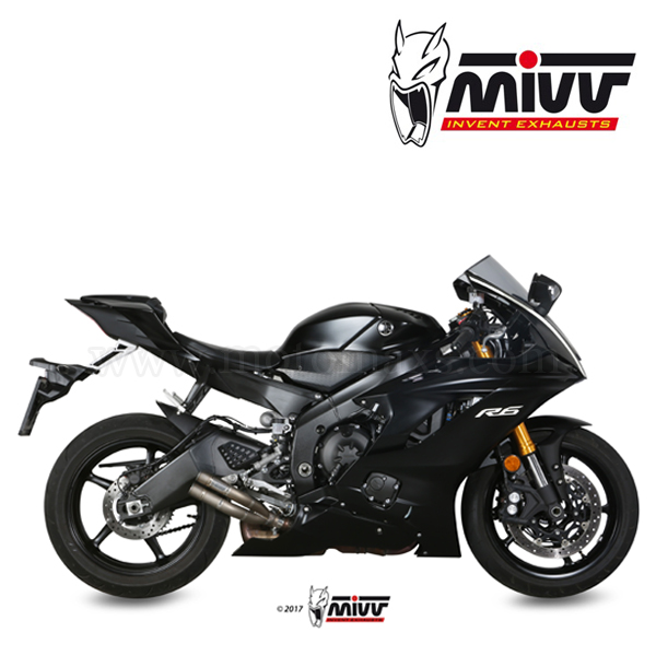 Escape MIVV "Double Gun" Slip-On (Titanio) Yamaha YZF-R6 (HOM.)