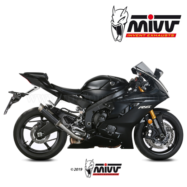 Escape MIVV "GP PRO Black" Slip-On (Acero) YZF-R6 (HOM.)
