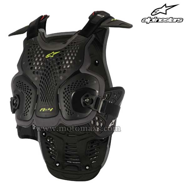 Peto Protector Alpinestars "A-4" Negro-Antracita.
