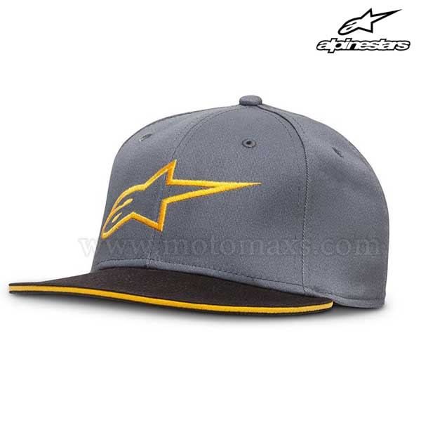 Gorra Alpinestars "Ageless Flatbill" Carbón.