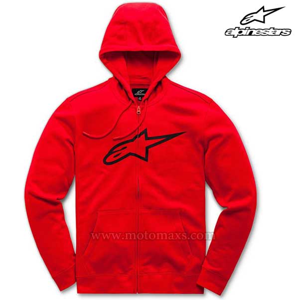 Sudadera Alpinestars "Ageless II" Roja-Negra.