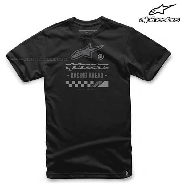Camiseta Alpinestars "Ahead" Negra.