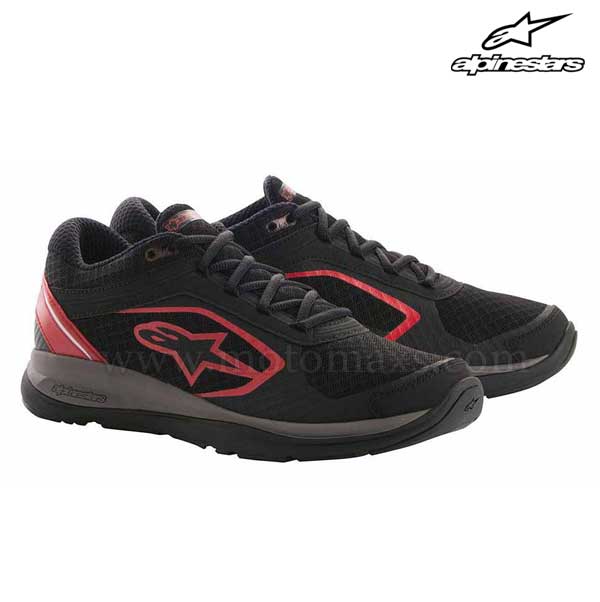 Calzado Alpinestars "Alloy" Negro-Rojo.