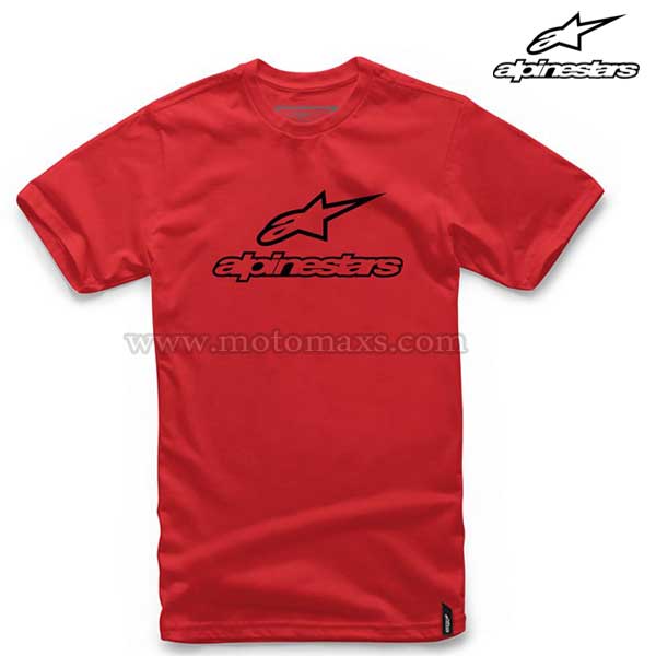 Camiseta Alpinestars "Always Classic" Roja-Negra.