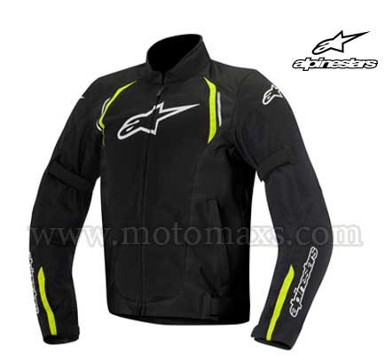 Chaqueta Alpinestars "Ast Air" Negra-Amarillo Flúor.