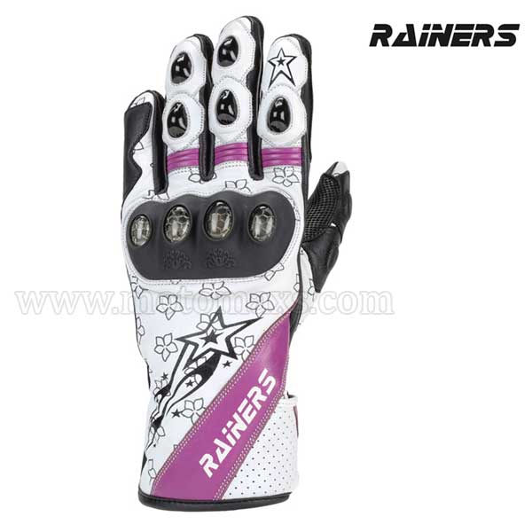 Guantes Rainers Mujer "Belen" Blancos.