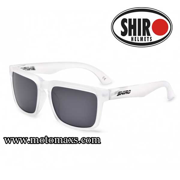 Gafas SHIRO DIAMOND Transparente Mate Lente Negra