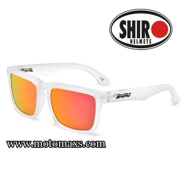 Gafas SHIRO DIAMOND Transparente Mate Lente Roja